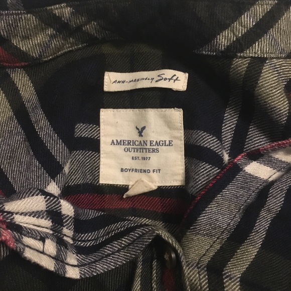 Green flannel - Picture 2 of 2